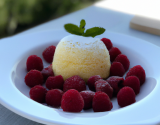 Sorbet soufflé à la framboise