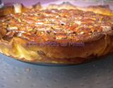 Tarte aux noix de pécan, sirop d'érable et fève tonka