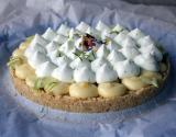 Tarte citron vert- basilic