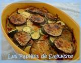 Gratin d'aubergine et de courgettes à la ricotta