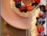 Pavlova cream cheese aux fruits rouges