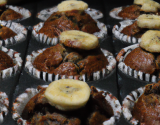 Muffins chocolat-banane rapides