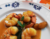 Gambas au cognac