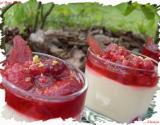 Verrines coco et fruits rouges