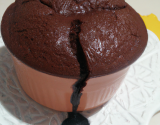 Soufflé au chocolat noir