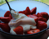 Fraises à la crème