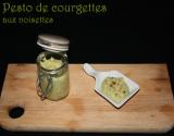 Pesto de courgette aux noisettes