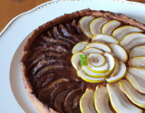 Tarte poires-chocolat classique