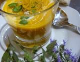 Velouté de carottes, gingembre et oranges