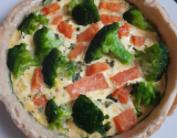 Quiche saumon fumé et brocolis