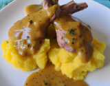 Lapin à la moutarde et sa sauce onctueuse