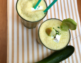 Smoothie de concombre et pomme verte au chèvre