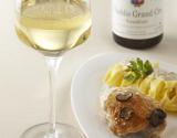 Fricassée de volaille crémée et truffes au Chablis Grand Cru