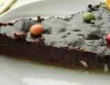 Tarte au chocolat et aux smarties