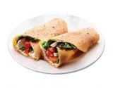 Wrap de poulet et salade