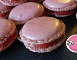 Macarons fraise Tagada traditionnels