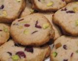 Cookies pistache-amandes-cranberries