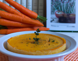 Flan de carottes cumin orange