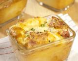 Clafoutis fondant au jambon et à l'emmental