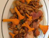 Chapon aux girolles