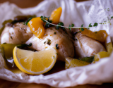 Poulet citrons confits en papillote