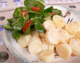 Cœur de palmier en salade, vinaigrette légère au citron