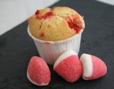 Muffins aux fraises tagada classiques