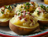 Pommes de terres farcies à la cancoillotte