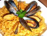 Risotto safrané aux moules