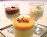 Verrine trio de crèmes