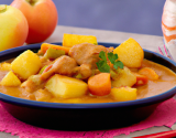 Curry de porc au cidre et aux pommes reinettes