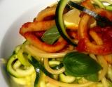 Bucatini et courgettes aux calamars