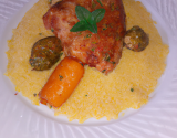 Chapon au couscous traditionnel