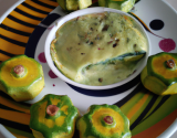 Fondant de courgettes à la crème