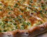 Tarte aux petits pois et cacahuètes