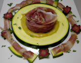 Pâte à la courgette et au jambon