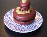 Religieuses de macarons aux chocolats