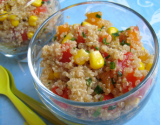 Salade croquante de quinoa aux poivrons