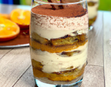 Verrine pain d'épices, orange et pavot façon tiramisu