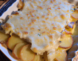 Gratin de pommes de terre au camembert