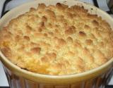 Crumble aux pommes juteuses