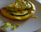 Omelette aux courgettes