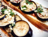 Aubergines en tartines