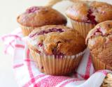 Muffins framboises et chocolat blanc