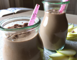 Smoothie poire choco