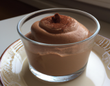 Mousse gourmande chocolat/beurre salé