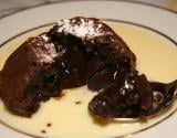 Coulant au chocolat aux griottines de Fougerolles