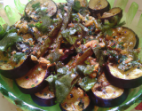 Salade d'aubergines et de courgettes à l'orientale