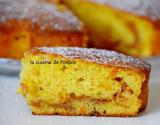 Gâteau moelleux à la confiture de clémentine corse et confiture de lait