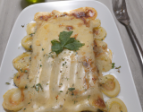 Lasagnes aux poireaux et à la Fourme d'Ambert